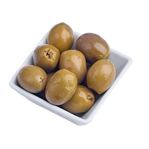 Zielone oliwki greckie Chalkidiki bez pestki 100g