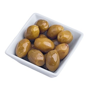 Zielone oliwki greckie Chalkidiki z pestką 100g